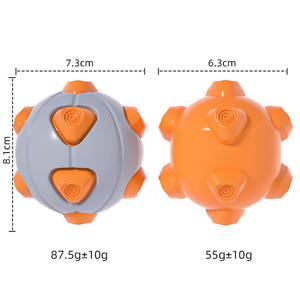 Toptan fabrika TPR diş çıkarma çiğnemek topu aydınlık Light up gıcırtılı köpek topu ses kabartma Pet oyuncaklar için agresif chetoys - Product Image 4