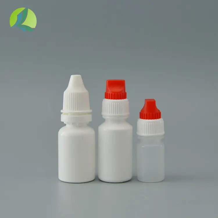 Pharmaceutical 5ml 10ml LDPE Liquid Eye Drops Container Screw Cap Squeeze Empty Sterilized Dropper Bottle with Customized Color