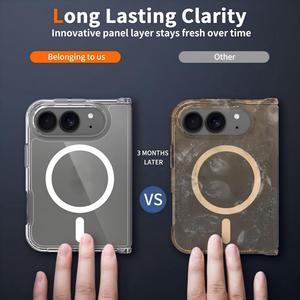 เหมาะสำหรับเคสโทรศัพท์แม่เหล็กใสแบบพับได้ 18 ครั้งของ Apple, พับได้ประมาณ 18 ครั้ง, ฝาครอบป้องกันการตกกระแทก - Product Image 3