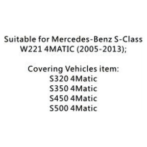 Amortisseur pneumatique W221 2005-2013, suspension pneumatique, montant de suspension avant droit, transmission intégrale, adapté à la Mercedes-Benz 4MATIC - Product Image 4