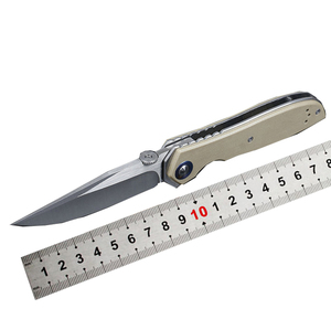 OEM không có logo bán buôn Hot Bán lớp phủ G0 xử lý chiến thuật sống còn ngoài trời gấp Pocket dao trong kho làm - Product Image 3