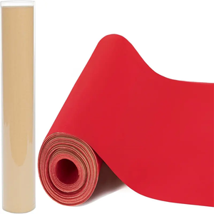 15.7 "X 78.7" feuille de tissu de feutre auto-adhésif rouge collant bijoux tiroir boîte doublure pour anniversaire Halloween décoration de noël - Product Image 2