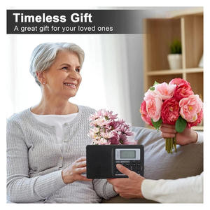 Factory Wholesale Digital Display Portable Radio AM FM SW DSP Receiver Elderly Outdoor Travel <b>Mini</b> Pocket Radio - Product Image 5