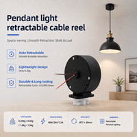 Enrouleur de câble rétractable Mella 2,4 m pour suspension de plafond