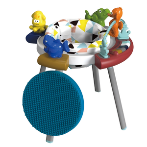 Cadre en plastique durable Blocs de construction <span class=keywords><strong>Jumperoo</strong></span> pour bébé Table et chaise transat pour bébé pour sauter et divertir les marcheurs de bébé - Product Image 1