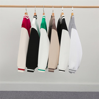 Vestes d'hiver sportives pour hommes, grande taille, avec logo personnalisé, design rayé, survêtement vert capsule avec emplacement frontal