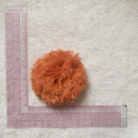 Pince à cheveux à pompon personnalisée et faite à la main, nouvel accessoire en tissu mignon pour vêtements