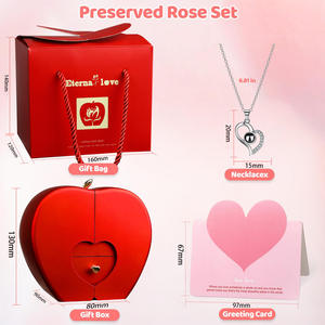 Collar con Colgante de Corazón con Proyección de 100 Idiomas Te Amo, Micropavimentado en Cobre, Nuevo y Moderno, Éxito de Ventas en Europa y América - Product Image 2