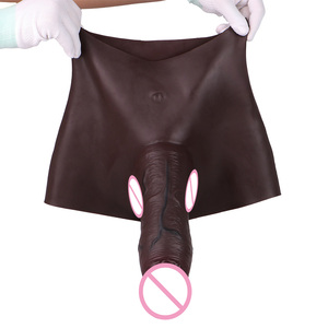SXXY Pantalones con Pene Realista de 7.9cm*24.4cm para Hombre, Extensor de Pene de Silicona, Dildo Hueco, Producto Erótico para Adultos - Product Image 2