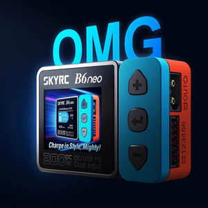 SKYRC B6neo Smart Charger MCUDC200W PD80W Dual Channel Arm Cortex-M4 10A Charge Current XT60 USB Type-C for <b>RC</b> Charging - Product Image 3