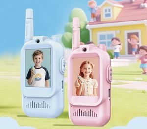 Walkie Talkies con Video K200 para Niños, Paquete de 2, Carga Tipo C, Intercomunicador con Video para Niños, Regalo de Cumpleaños y Navidad para Niños y Niñas - Product Image 1