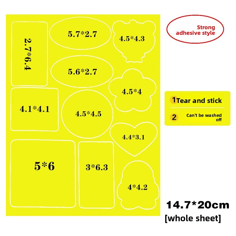 Lemon Yellow [Single Sheet]
