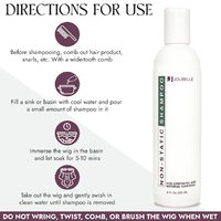 Shampoo pour perruques en marque propre, hydratant, antistatique, nettoyant pour cheveux, pour perruques synthétiques et humaines, postiches et extensions