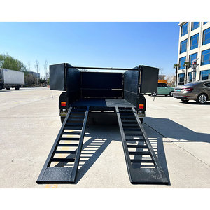 Remorque à benne basculante à essieu tandem de 3,5 tonnes pour le transport de matériaux sur chantier - Product Image 2