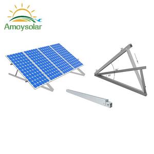 Support de fixation solaire pour toit plat en aluminium Xiamen Amoy, fixation sur poteau, livraison directe d'usine. - Product Image 1