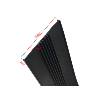 Joints inférieurs de porte de rouleau de volet personnalisés Bande <span class=keywords><strong>d</strong></span>'étanchéité de seuil de porte de garage Produits en caoutchouc - Product Image 2