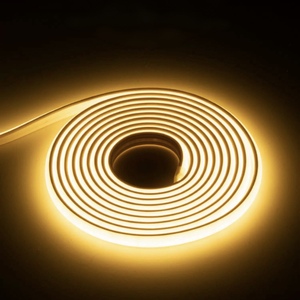 Điện áp cao <span class=keywords><strong>220V</strong></span>/230V <span class=keywords><strong>COB</strong></span> <span class=keywords><strong>LED</strong></span> Strip 10 mét DC24V 240LEDs/M trắng ấm phát ra đồng thiết kế mới IP66/IP68 cắm 3000K/4000K/6500K - Product Image 5