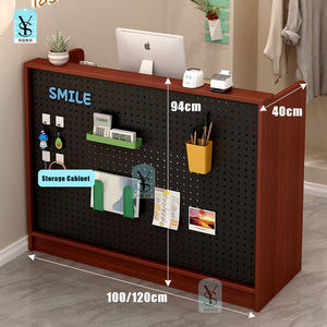 <span class=keywords><strong>Comptoir</strong></span> moderne et simple pour caissier, salon de beauté, réception, magasin mobile ou réception-pour petits magasins en bois - Product Image 5