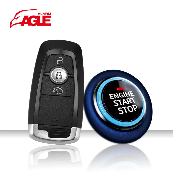 Alarme passivo do carro EG-689/020 pke, entrada de chave com um arranque do motor do toque e começa