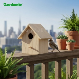 Nichoir en bois pour petits oiseaux, bleuets, rois-pétrins, moineaux, nichoir en bois - Product Image 2