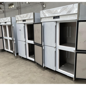 Tủ lạnh nhà bếp Thương mại 1000 lít 4 cửa Tủ đông thẳng đứng 201/304 tủ lạnh nhà hàng nhiệt độ gấp đôi bằng thép không gỉ - Product Image 5