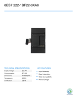 Módulo de Expansión de Salida Digital S-I-E 6ES7 222-1BF22-0XA8 EM222 Usado, Controlador de Programación PLC Inteligente para Automatización Industrial