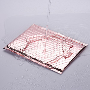 Biểu tượng tùy chỉnh HOLO độn phong bì vận chuyển gói gửi thư Túi Holographic Rose Gold Bubble bưu phẩm 20x15 cm - Product Image 4