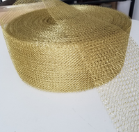 Roll Kawat Jaring Kuningan untuk Filter Gas Cair, Penghilang Kabut Minyak, dan Pemisah Bahan Kimia untuk Pengisian Menara