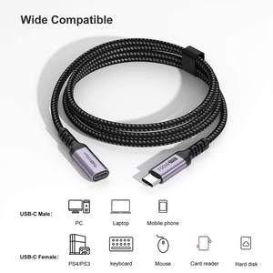 Câble d'extension USB C <span class=keywords><strong>Ugreen</strong></span>, rallonge de type C, USB-C Thunderbolt 3 10 Go Gen <span class=keywords><strong>2</strong></span> pour Xiaomi Nintendo Switch CA60 - Product Image 4