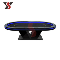 Table de poker YS Texas - Design moderne de luxe pour les jeux de casino et le divertissement