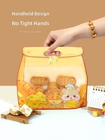 Sacs fourre-tout personnalisés en PE refermables avec fermeture à lien, motif dessin animé mignon, pour emballage cadeau de bonbons et de snacks