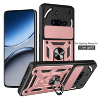 Étui multifonctionnel pliable structuré Lichicase avec support à forte aspiration pour Nothing Phone 3A Lite, étui magnétique