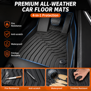 Alfombrillas de Coche TPE 3D de Fábrica a Bajo <span class=keywords><strong>Precio</strong></span>, Alfombrillas Antipolvo para <span class=keywords><strong>Mercedes</strong></span>-Benz <span class=keywords><strong>Clase</strong></span> <span class=keywords><strong>C</strong></span> 2025, Volante a la Izquierda, Doble Plataforma - Product Image 3