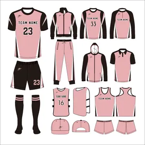 OEM wholesale 2024 polyester quick dry mesh football practice jersey personalized custom logos soccer uniforms