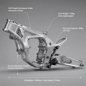 <span class=keywords><strong>Moto</strong></span> tout-terrain électrique 2026 Factory RERODE RX 35kW 790N.m, vitesse maximale 125km/<span class=keywords><strong>h</strong></span>, batterie Samsung 97V 45Ah, motocross électrique pour adultes - Product Image 2