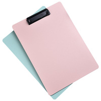 Plaque de support A4 en plastique rigide avec clip, pour écriture, en mousse, couleur Morandi, pour étudiants et bureaux, vente en gros, pour signature
