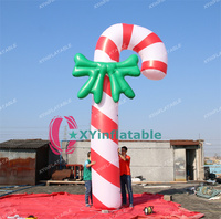 Arche gonflable en forme de canne à sucre pour Noël, arche gonflable en forme de canne à sucre à vendre