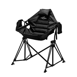 Silla Mecedora Plegable Moderna y Cómoda para Adultos Kejie, Estructura de Acero Metálico con Tela para Uso en Exteriores - Product Image 5