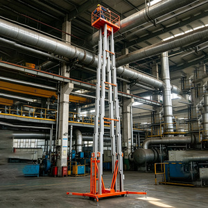Plateforme aérienne compacte à quatre mâts avec garantie d'un an pour les allées étroites - Product Image 4