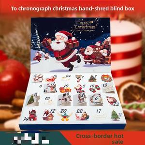 Pour <span class=keywords><strong>Amazon</strong></span> noël calendrier de l'avent boîte déchirable à la main flocon de neige compte à rebours dossiers disparaissant impression boîte-cadeau - Product Image 1