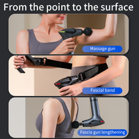 Technologie de récupération musculaire de massage du corps entier Mini pistolet de massage électrique multifonctionnel 3 en 1