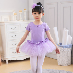Abito da ballo a maniche lunghe economico in cotone per <span class=keywords><strong>ballerina</strong></span> con <span class=keywords><strong>tutù</strong></span>, costume da palcoscenico per ragazze - Product Image 3