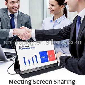 <span class=keywords><strong>New</strong></span> 17.3 inch màn hình di động 2K 1080p HDR 60Hz <span class=keywords><strong>Type</strong></span>-C Mini hd-mi gấp đứng cho điện thoại di động PC máy tính xách tay trò chơi văn phòng màn hình - Product Image 6