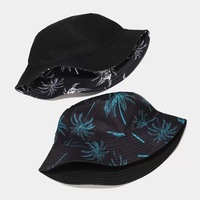 Chapeau Bob Réversible INJAE, Design de Mode, Logo Personnalisé, Imprimé et Brodé sur Toute la Surface, Chapeau de Pêcheur