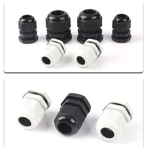 JIAF Npt <b>Cable</b> Gland Nylon <b>Waterproof</b> Connector NPT14 For <b>Cable</b> Protection - Product Image 2