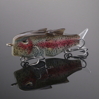 Leurre de pêche articulé VIB réaliste à motif de poisson, fabriqué par Lion Factory, pour pêcheurs
