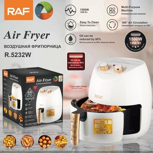 Modern Style <b>Large</b> Capacity Multifunctional Intelligent Air Fryer <b>Plastic</b> Electric for Household French Fries Cooking - Product Image 2