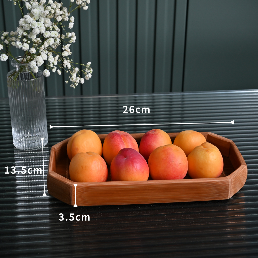 Long octagonal fruit plate