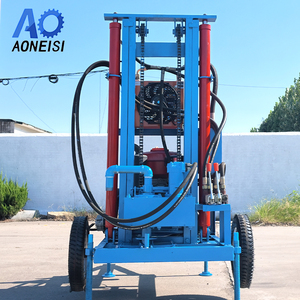 Spedizione Gratuita Nuova Perforatrice Idraulica a Diesel per Pozzi d'Acqua con Componenti Principali, Profondità 100m-200m, Facile Utilizzo per Estrazione Mineraria - Product Image 2