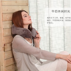 U-Shaped Memory Foam <b>Neck</b> <b>Pillow</b> 28x26x14cm Foldable Travel Support For Home Airplane Use - Product Image 1